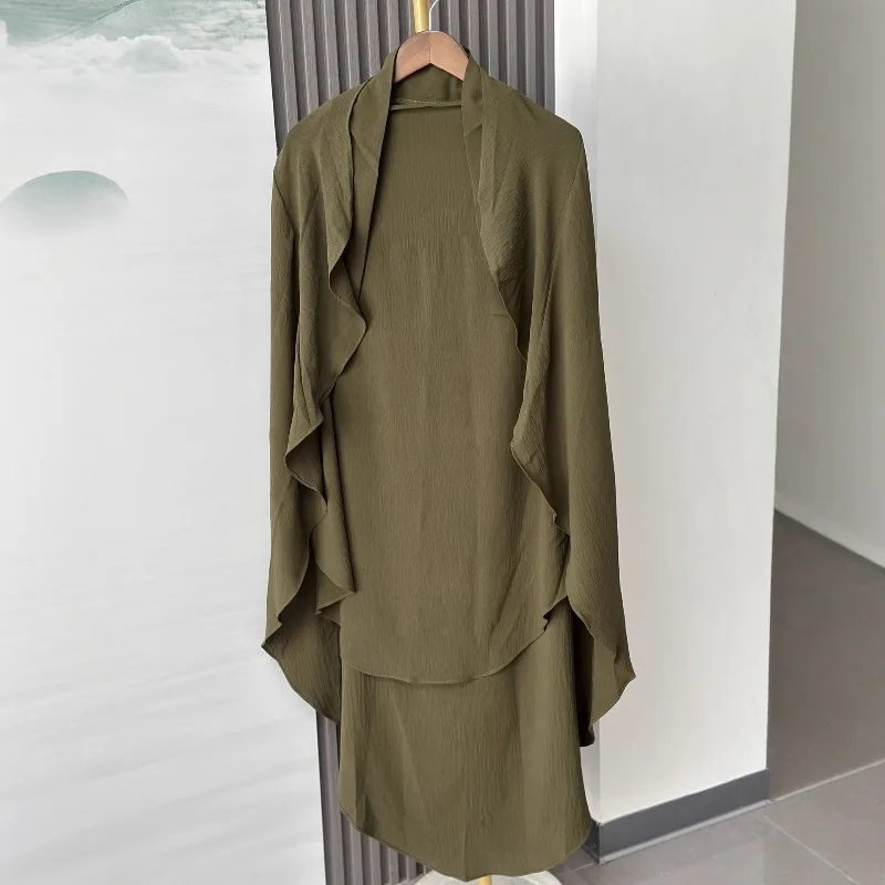 

Удобный и дышащий однотонный платок с широким краем для женщин Ближнего Востока и Дубая, длинная шаль с завязками, оптом H507