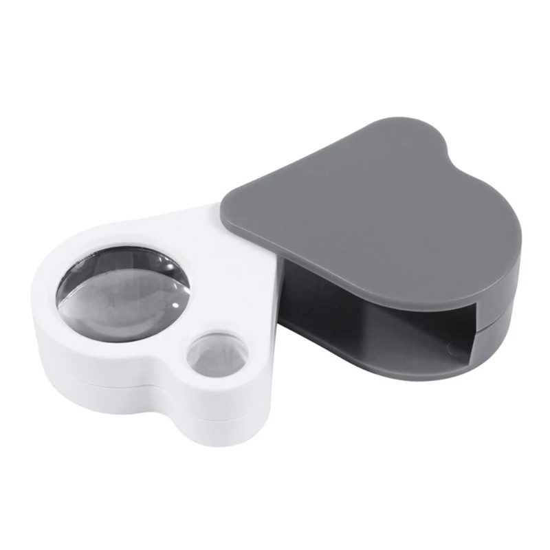 Eye Loupe Magnifier for Stamp Jewelry Inspection Double Lens Glass