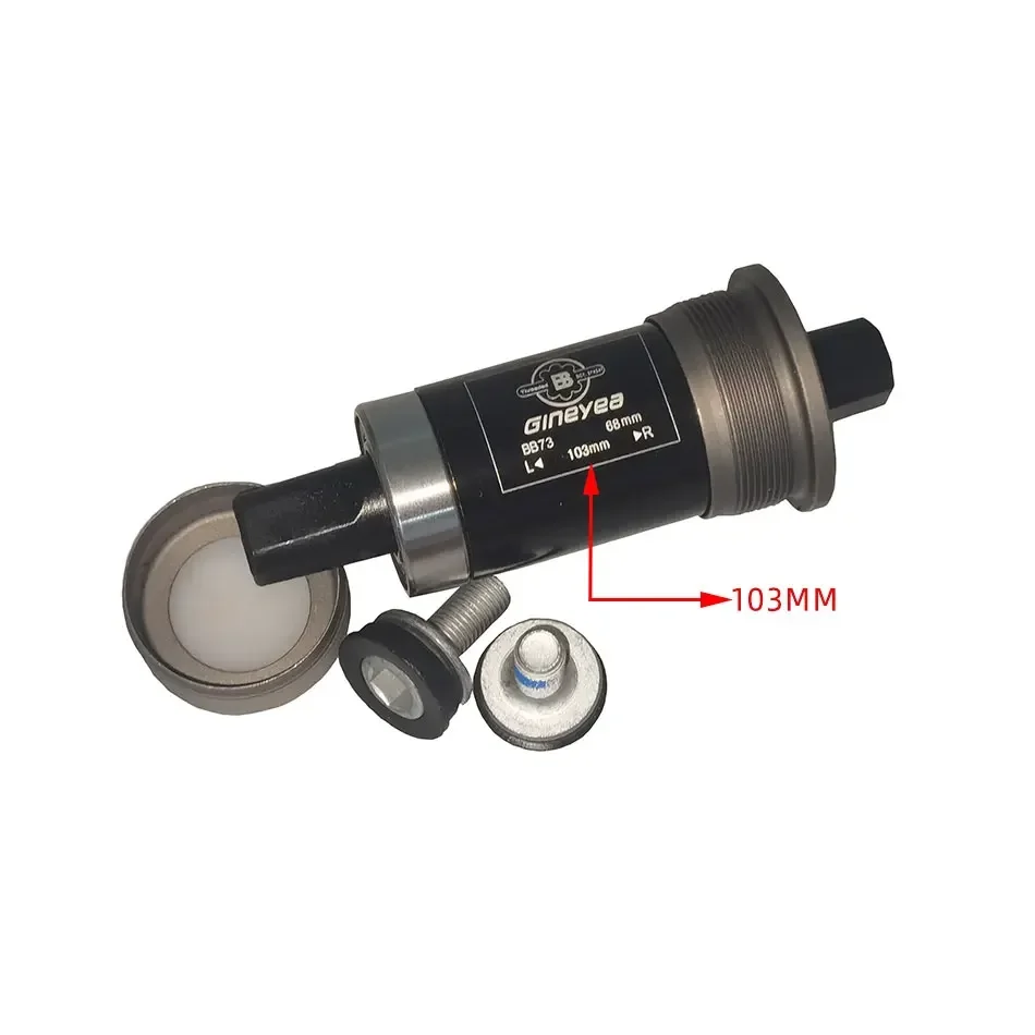 قوس سفلي للدراجة لـ 68 ، ثقب Quare ، محور كرنك ، BB ، مربع ، كرنك مغزل مدبب ، ملحقات الدراجة