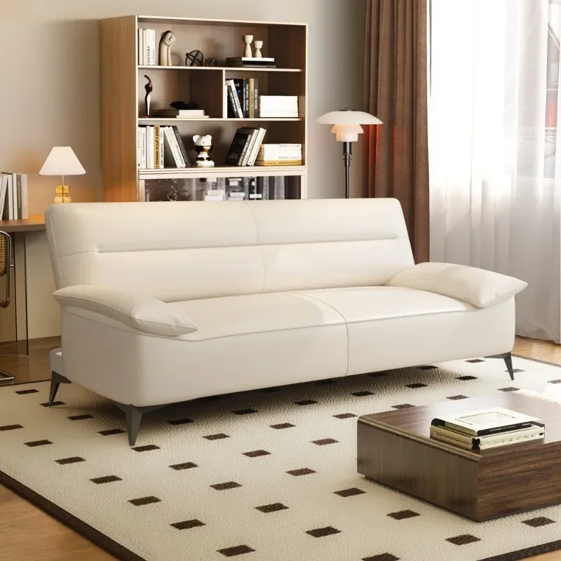 Sofa small apartment living room 2025 new cat scratch skin rental room simple modern light luxury folding sofa bed durable