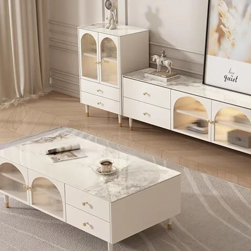 Floor Tv Stand Bedroom Fireplace Monitor Drawers Tv Unit Living Room Desk Luxury Bench Stojaki Telewizyjne Modern Furniture image 4