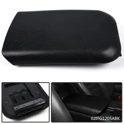 Center Console Armrest Lid Top Pad Compatible for Ford Mustang 2005-2009 Black,5R3Z6306024AAC