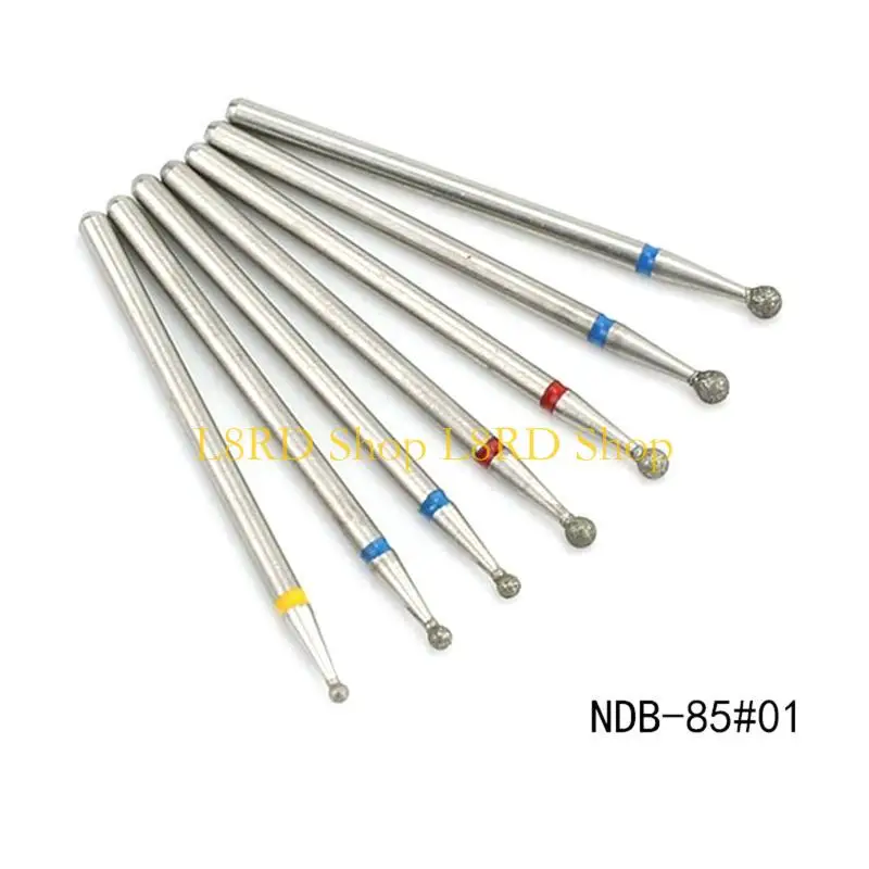 L8rd 7 PCS Diamond Milling Cutter Drill Bits Set Electric Manicure File Bit