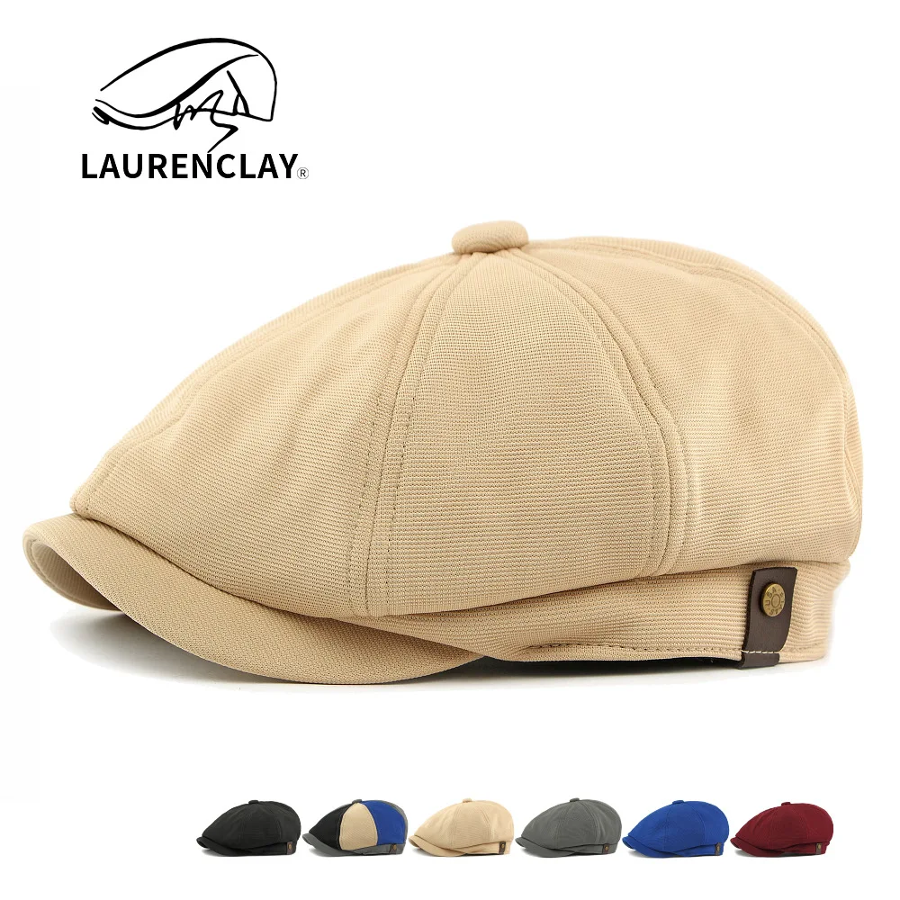 

Simple Plain Men's Octagonal Hat, British Retro Beret, Casual Versatile Peaked Cap, Artistic Fashion Painter's Hat