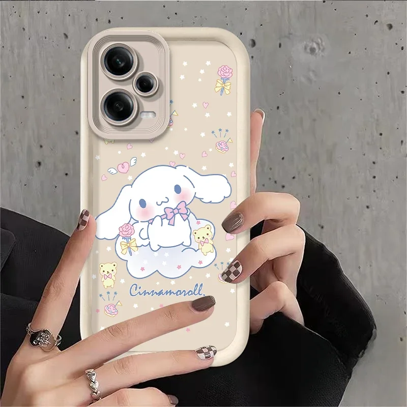 سانريو سينامورول جراب هاتف لشاومي ريدمي نوت 13 14 14S 12 11 برو بلس 5G 12S 11S 10s 10 9 ريدمي 14C 13C 12C 12 4G A3 A3X