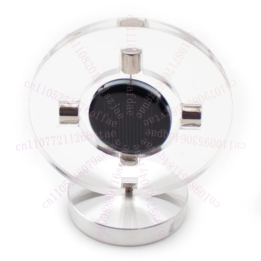 Solar-Powered Magnetic Levitation Motor Desk Decor - Ultra-Sensitive Mendocino Motor, Creative Floating Tech Gadget