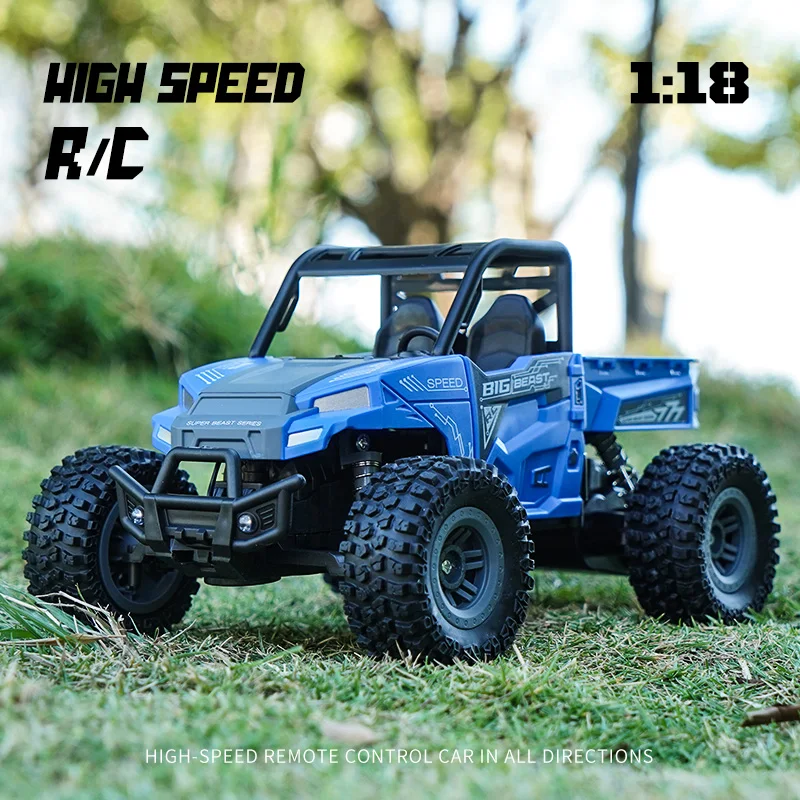 MBL Stunt RC Car 2.4GHz Alloy Metal RC Car All-Terrain 15Km/h 1:18 Off-Road Monster Truck Toys For Boys Rc Cars