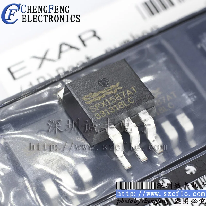 

5 штук, телефон стандарта SPX1587AT TO-263