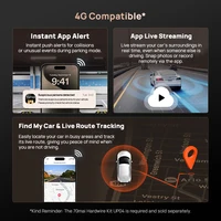 70mai A810S 4K Dash Cam IMX678 Dual HDR Supercapacitor 4G LTE Remote Control Wi-Fi 6 5GHz Voice Control GPS ADAS Car Camera 6