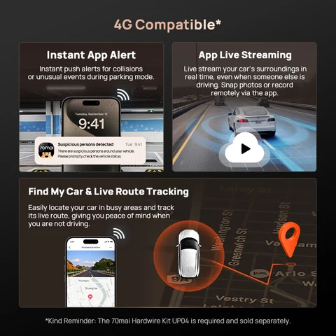 Видеорегистратор 70mai A810S 4K с GPS и ночным видением — пример использования