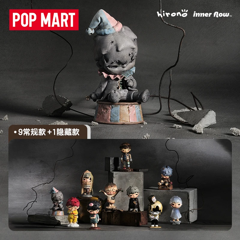 POPMART HIRONO Reshaping Series Handheld Blind Box Desktop Ornament Model Decoration Trendy Fashion Toys Birthday Gifts