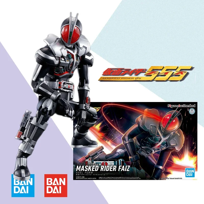 

FRS Figure-rise Standard Bandai Kamen Rider FAIZ AXEL FORM Aninm Action Assembly Figure Original BOX Model Toy Gifts for kids