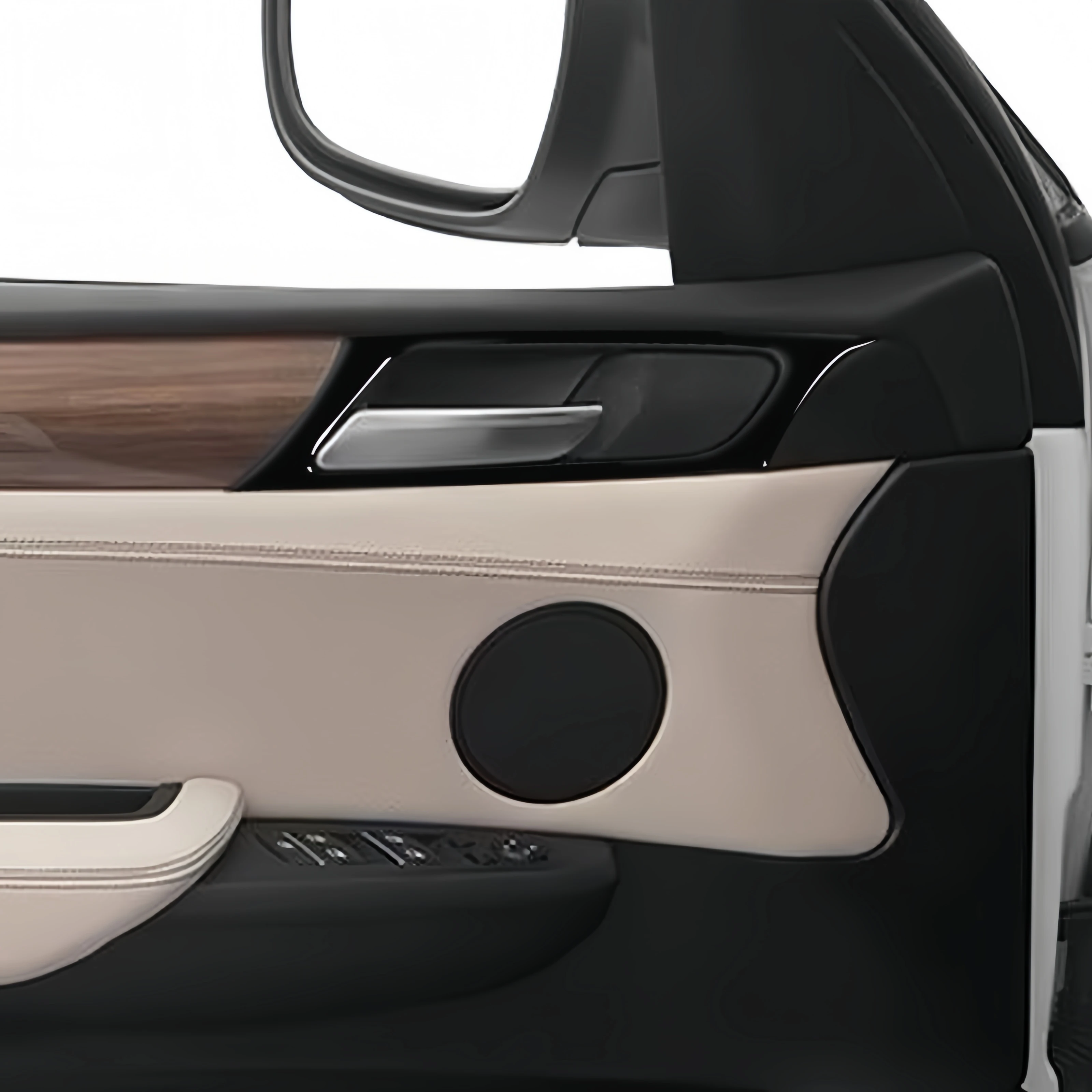 For BMW X3 F25 X4 F26 2011-2017 Piano Black Car Inner Door Handle Frame Trim Cover Decoration Stickers Interior Accessories view 3