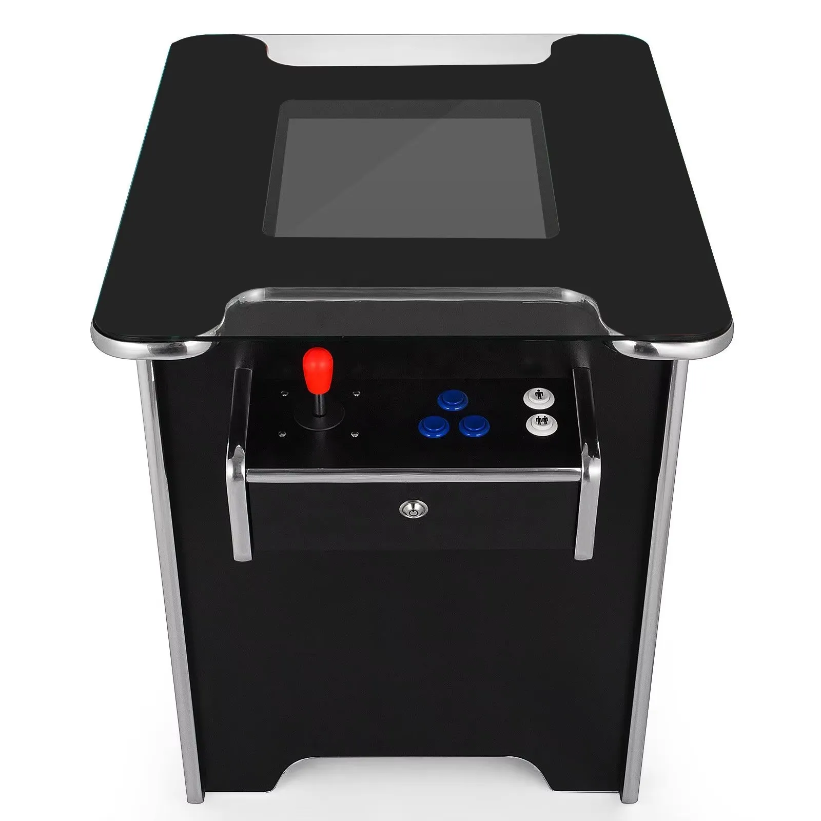 Cocktail Table Game, Screen Cocktail Tea Station Game 2 in 1 19 Inches