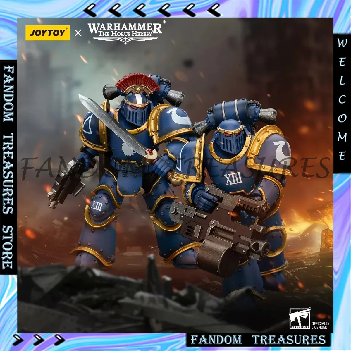 JOYTOY Warhammer 30K 1/18 Anime Figur Ultramarines Legion MKIII Taktische Squad Action Figur Die Horus Heresy Gk Modell Spielzeug