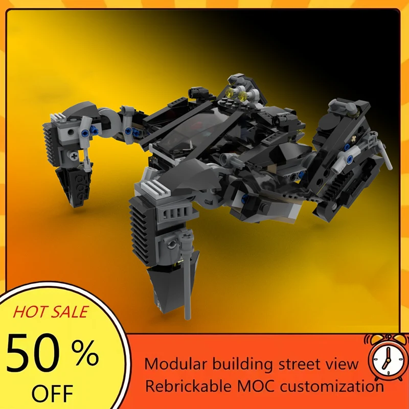 

Набор для сборки модульного боевого робота MOC из 405 деталей по мотивам популярного фильма «Звездные войны», технологичный конструктор, подарок на праздник, детский игровой набор