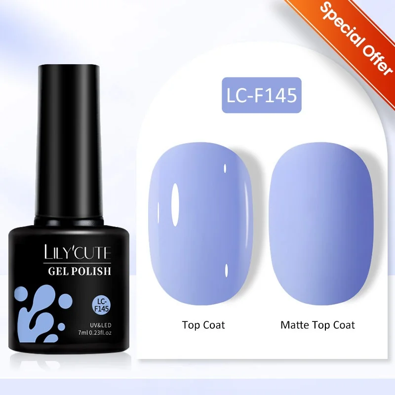 LILYCUTE 7 ml Glitzer-Gel-Nagellack, Glitzer-Pailletten, Nagelgel, Soak Off UV-LED-Pulver, DIY semi-permanente Maniküre, Nagelkunst-Versorgung