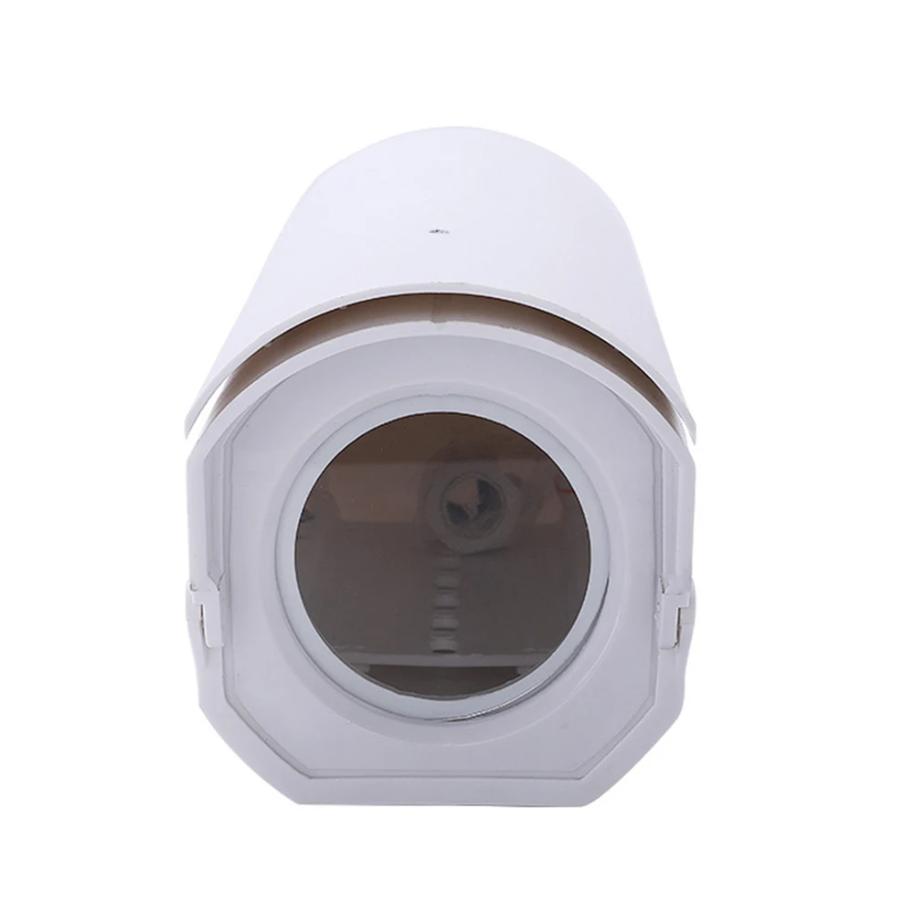 Plastic CCTV Security Camera Cover Weatherproof Protective Housing Sun Shade Rain Shield Camera Guard Protective Cover