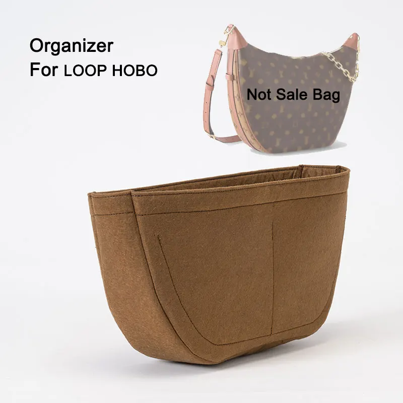 Insert Bags Organizer Liner For Loop Hobo , Makeup Handbag Organizer Inner Purse
