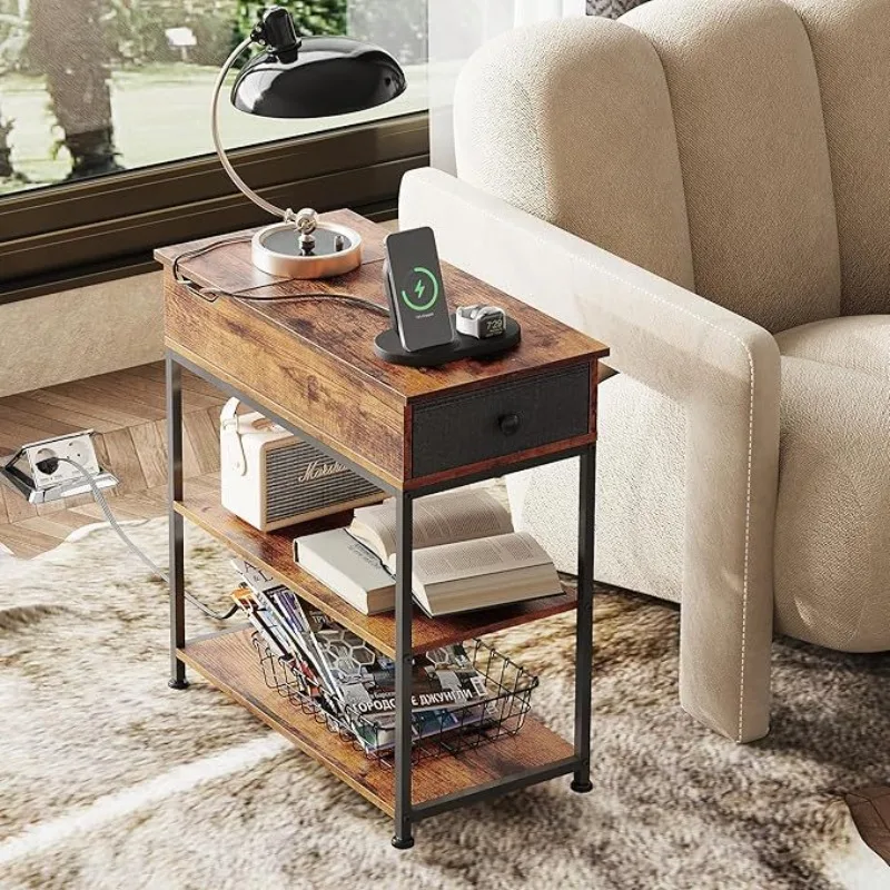 

Panel furniture European and American foreign trade new sofa removable side table bedroom bedside table