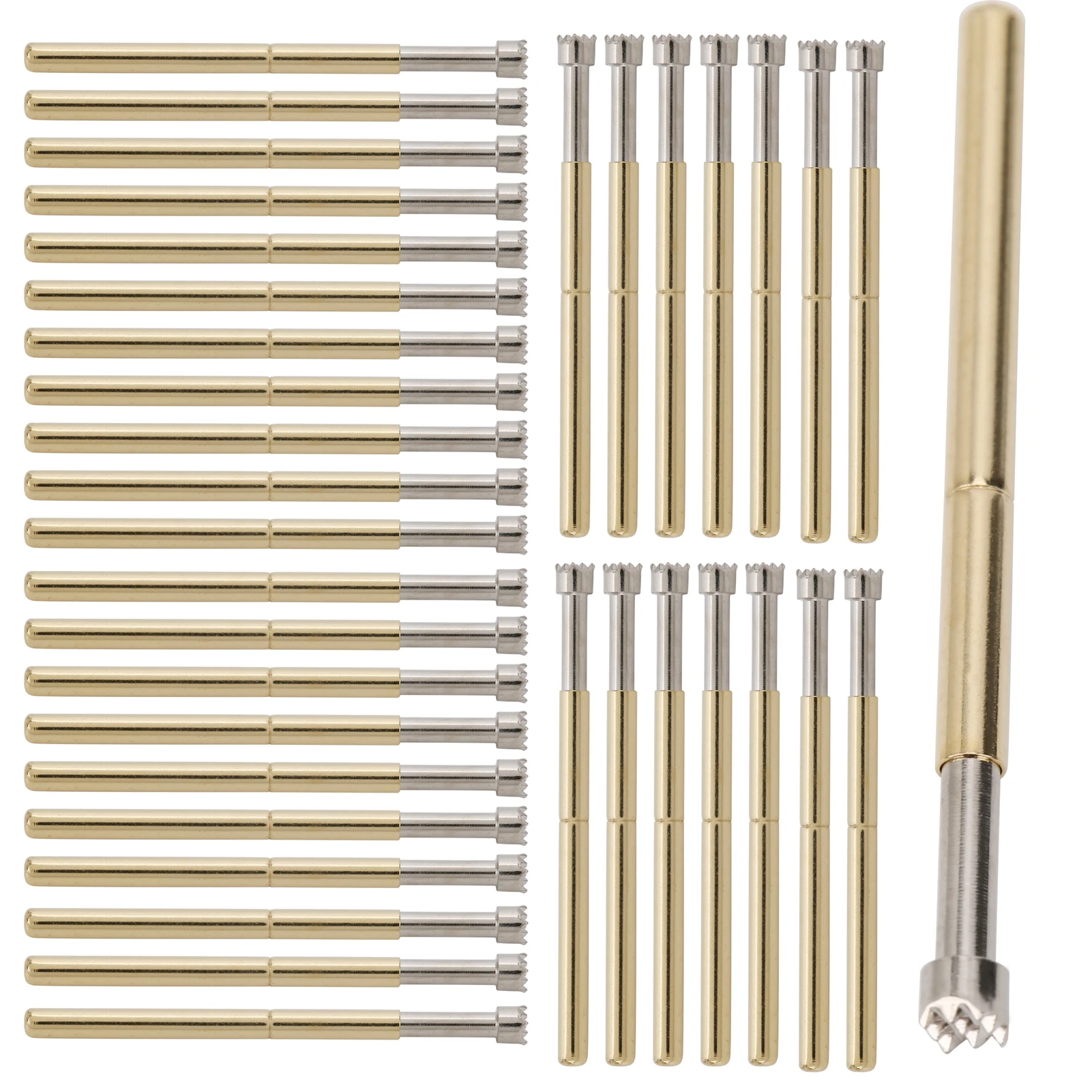 Spring Test Probe Testing Contact Pin 9 Claws 2mm Industrial Supplies P125‑H Industrial Supplies Spring Testing Probe