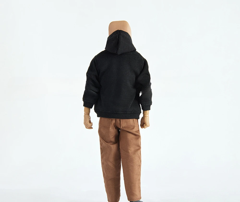 1/12 Scale ทหารซิป Hooded JACKET ตรงกางเกงกางเกงชุดเสื้อผ้าสําหรับ 6 นิ้วตัวเลขการกระทําตุ๊กตา