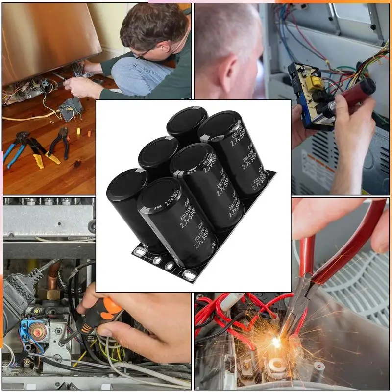 A92Z Farad Capacitor 2.7V 500F With Protective Plate Capacitors