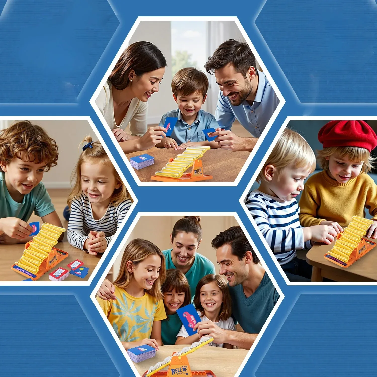 

New.Board Game Tilt n Shout Swinging Stilt Multiplayer Battle Answering Interactive Table Game Family Party Board Games KidsToy*