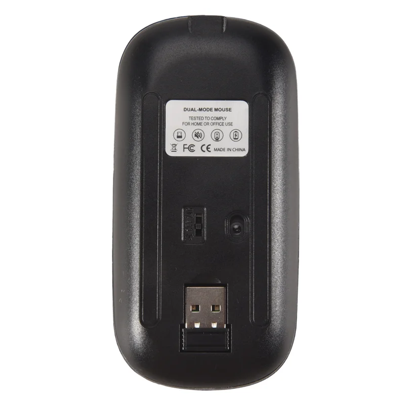 

ABRO-Wireless Mouse Bluetooth 5.1 Перезаряжаемая светодиодная бесшумная мышь USB Оптическая эргономичная игровая мышь 2,4G Беспроводная подсветка