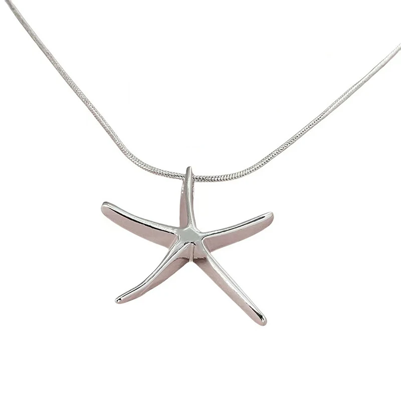 GANPUP Minimalistische Funkelnde Zirkonia-Anhänger-Halsketten für Damen, Modische Neue Halskette, Schmuck für Party und Geburtstagsgeschenk – Detail 5
