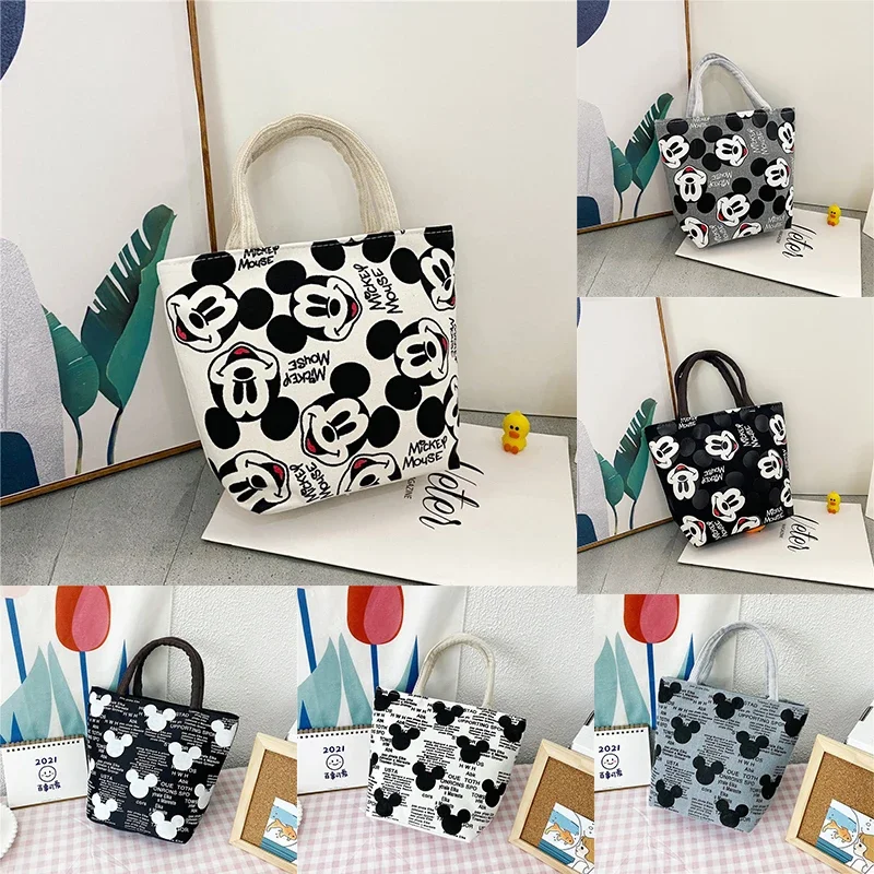 

Disney Mickey Mouse Mini Bag Anime Fashion Designer Mini Bag Cute Handbag Classroom Travel Leisure Vacation Style Shoulder Bag