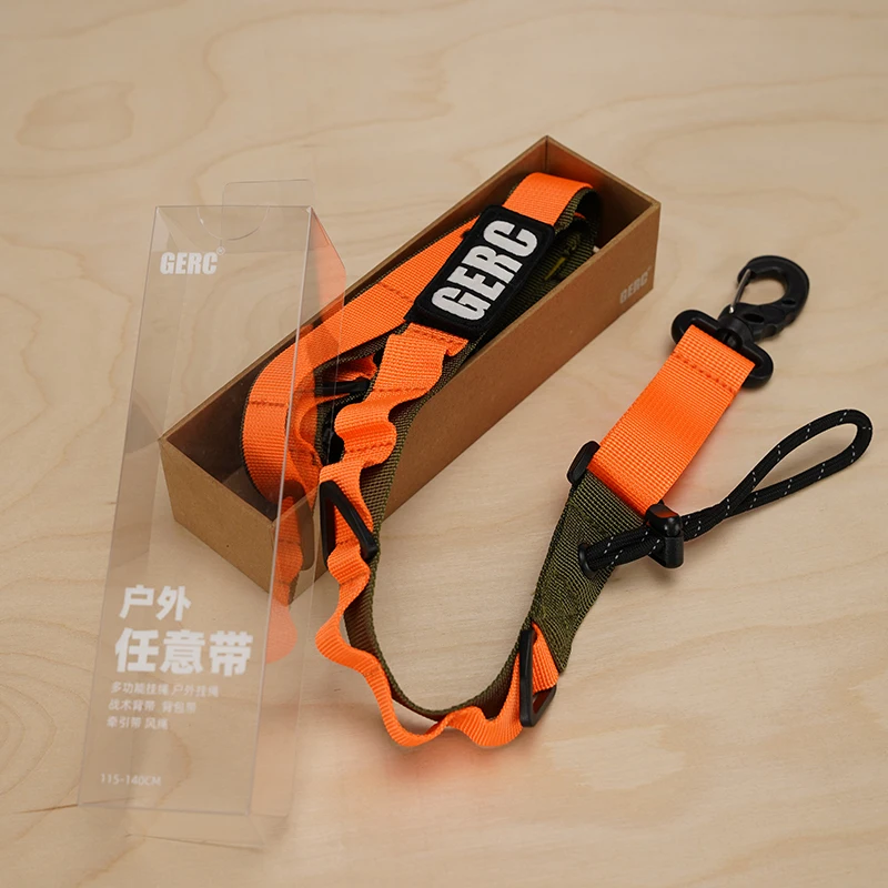 GERC خارجي متعدد الاستخدامات، حزام تعليق العنصر قابل للتعديل، نقاط تعليق تكتيكية، موضع فيلكرو، تعديل حبل الرياح