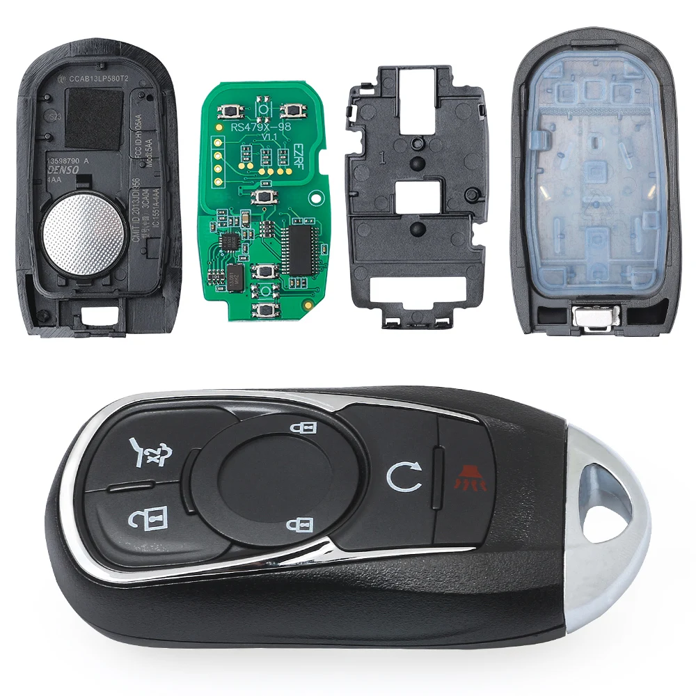 KEYECU HYQ4AA , HYQ4EA Smart Remote Key 315MHz/433MHz ID46 Fob Keyless per Buick Encore 2017-2019 per Opel Astra K Insig 2016-21