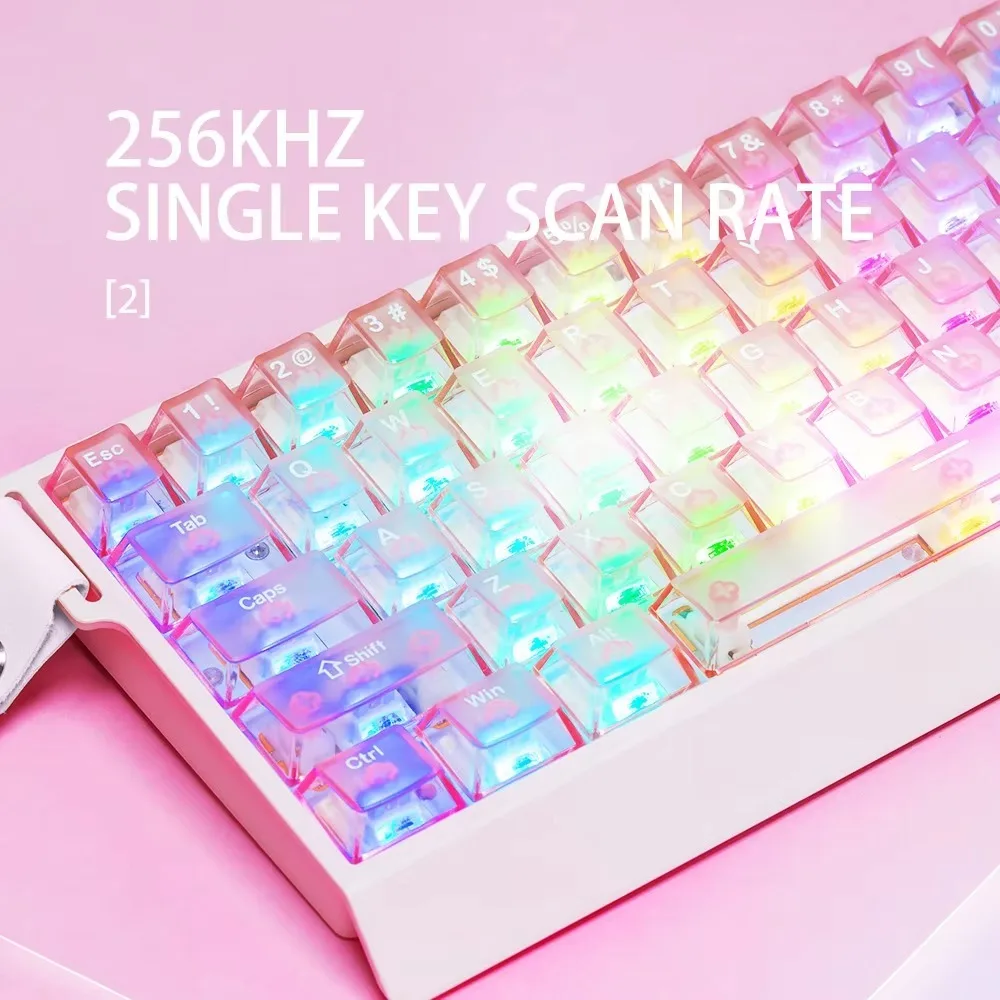 Carotmas Merscury 68 Magnetic Keyboard Wired 0.001mm RT 8K Zero Dead Zone Low Latency Ergonomic Gaming Keyboard PC Gamer Gifts