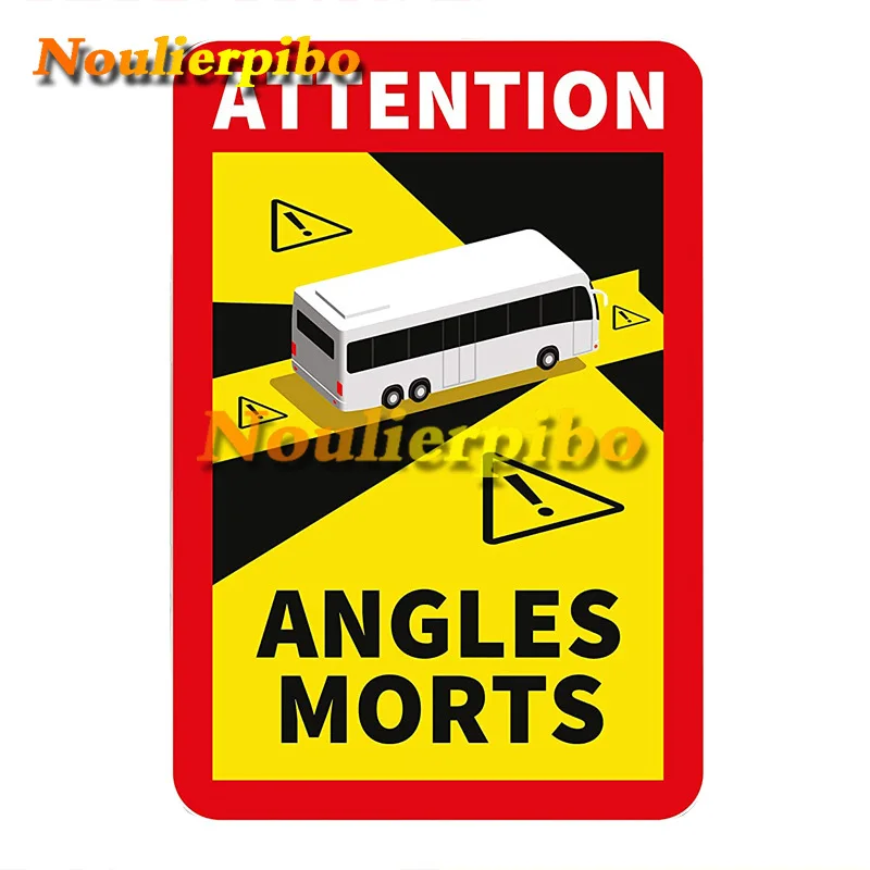 

Personalized Car Stickers Angles Morts Bus Blind Spot Vinyl Cover Scratches Waterproof Decals Car Motorcycle Helmet Decals