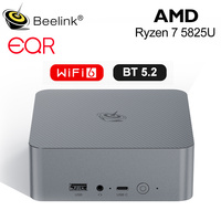 Beelink EQR5 Ryzen 7 5825U MINI PC Win11 Pro DDR4 16GB 500GB WIFI6 BT5.2 LAN MINI PC Gamer Desk Office Computer VS Ser5 Max