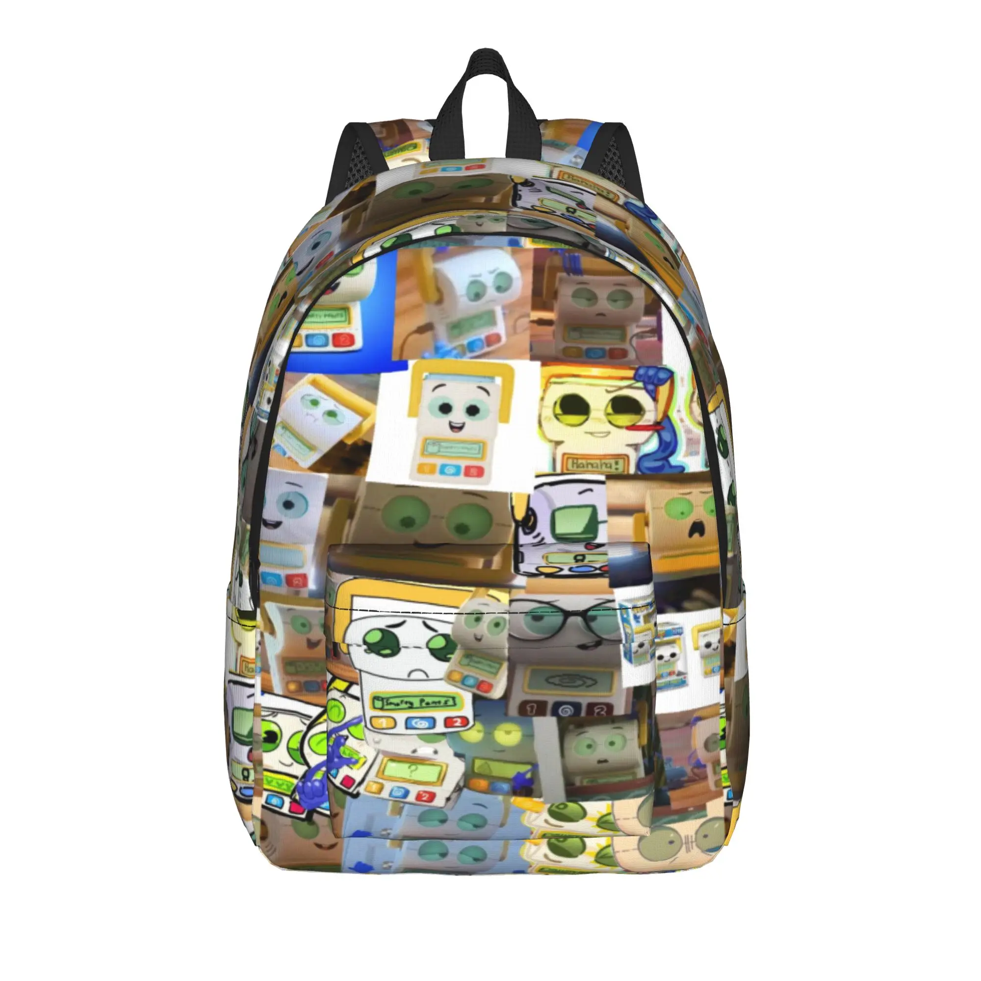 2026 Cartoon Face Backpack Teen  Durable Backpacks Polyester Streetwear School Bags Sport Designer Rucksack