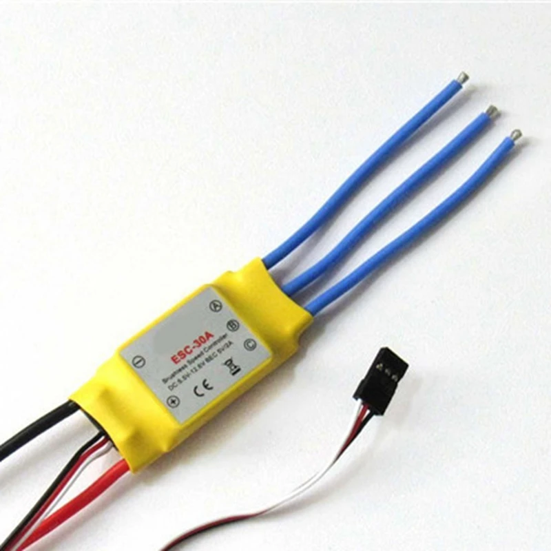 For F450 F550 Fixed-Wing Four-Six-Axis 30A Yellow Brushless Multi-Functional Portable Convenient Electric Control ESC