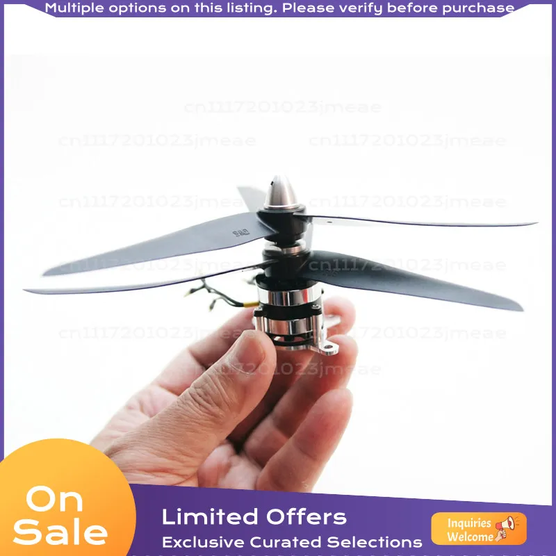 DZP30 30g Coaxial Dual Propeller Brushless Motor Counter Rotating Power System for F3P RC Aircraft with Propeller