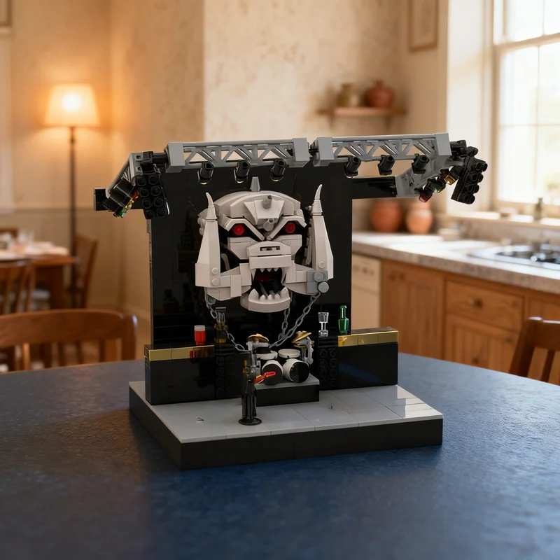740pcs MOC Motorhead Stage Model Building Blocks Christmas Gifts Construction Toy Art Craft 3D Display Brick Education Idea
