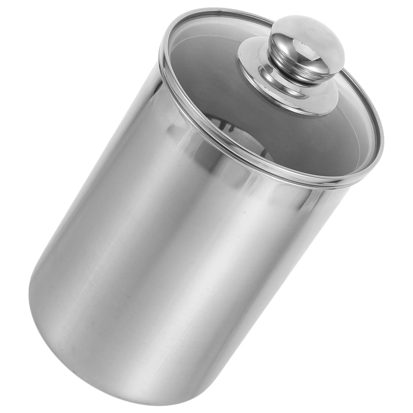 

Airtight Food Storage Jar Sealed Container With Lid Transparent Glass Cover For Coffee Tea Snacks Stainless Steel Canister