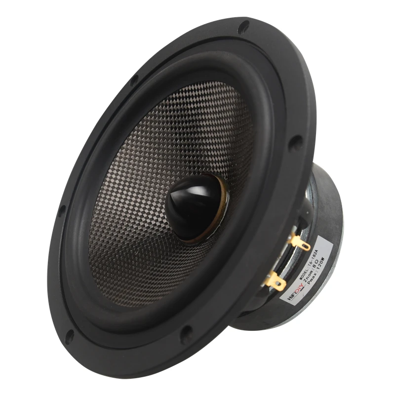 HIFIDIY LIVE HIFI Composite Carbon Fiber Basin 6.5 inch 182mm Woofer Speaker Unit 4 8OHM 120W Midbass Loudspeaker T6-182A