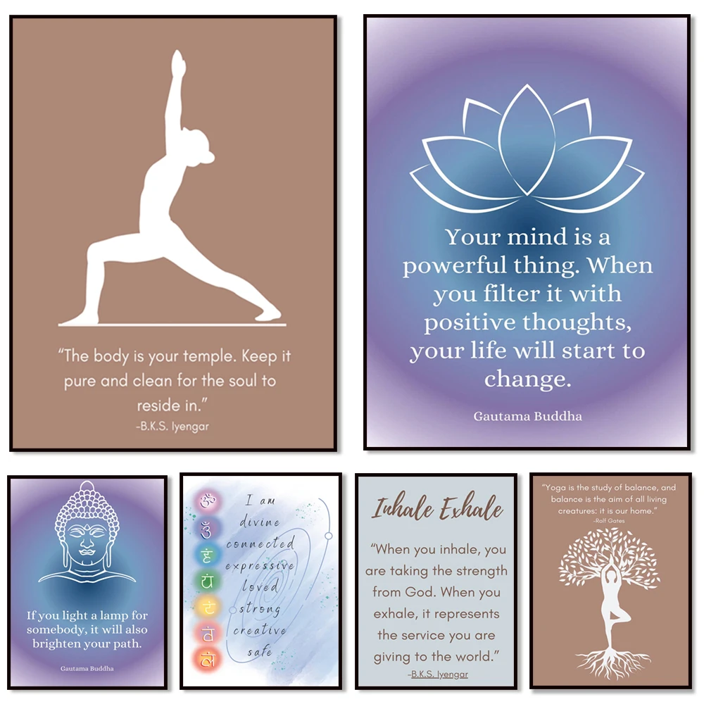 Yoga Poster, Namast… - image