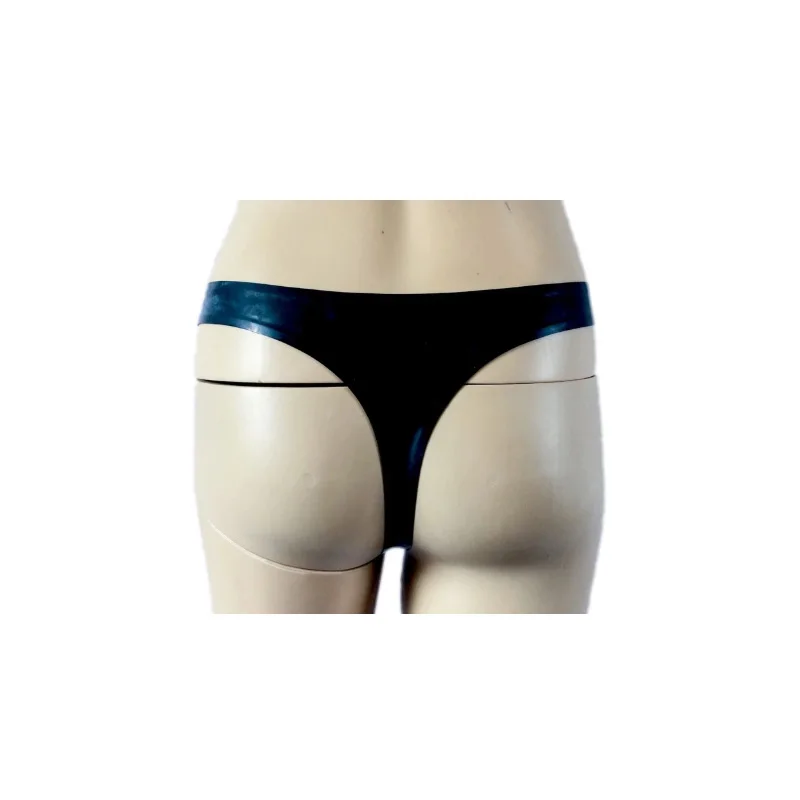 Latex Underwear For Men and Women Unisex Latex Fashion Sexy Black Briefs Fetish Underpants Underwear Female's Panties Shorts Bas