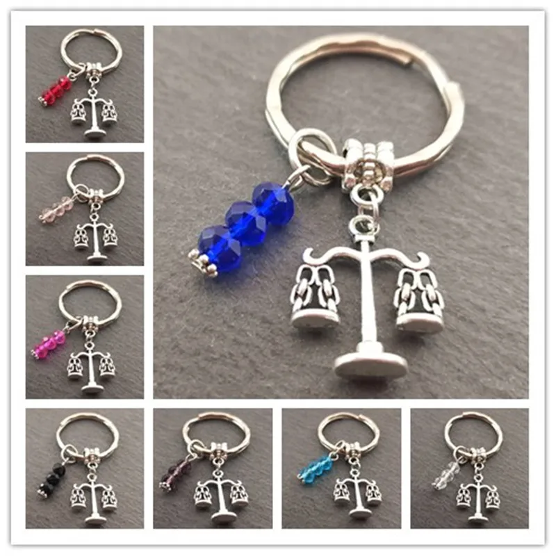 Solicitor Keychain Lawyer Keyring Gift for Judge Attorney Graduate Car Key Holder Jewelry Scales of Justice