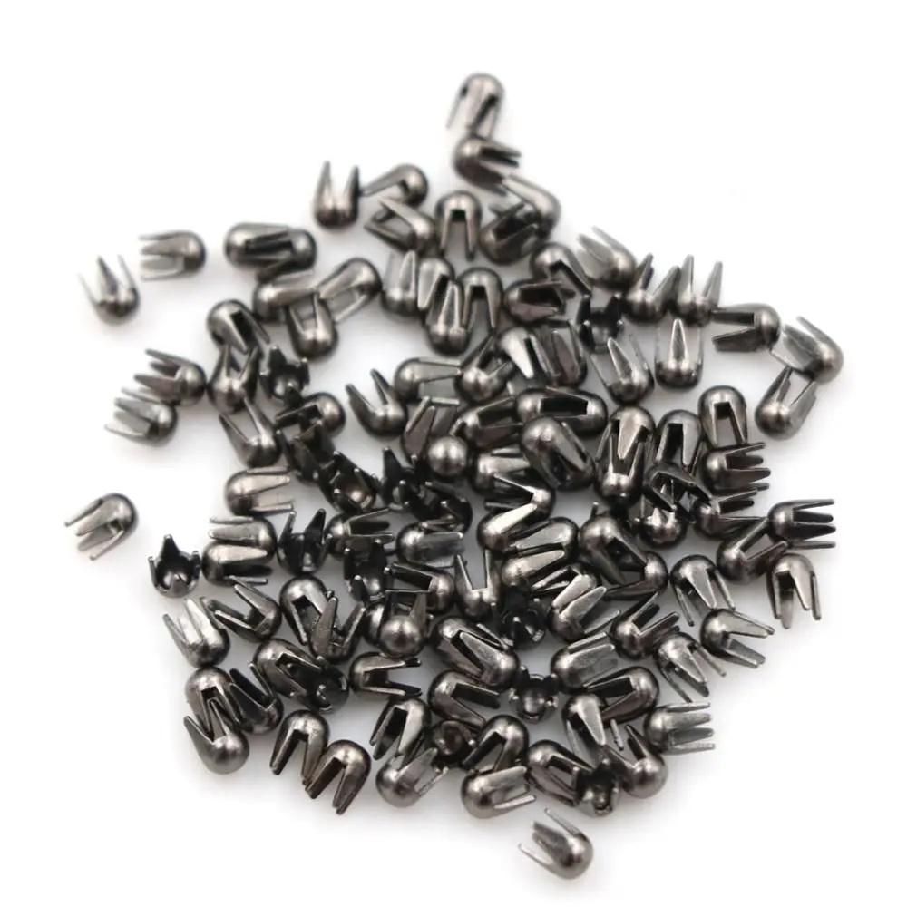 100pcs Super Small Metal Round Bead Doll Clothes Doll Accessories Buckle Claw Hammer