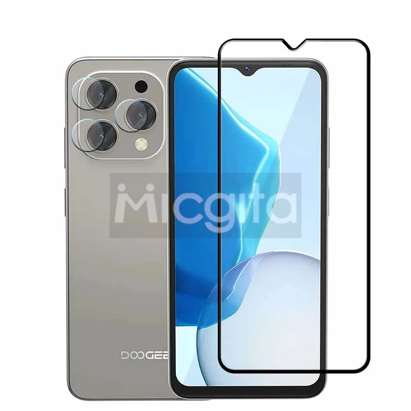 

Full Glue Screen Protector For Doogee N55 Pro N55 Plus Smartphone Glass Anti-Scratch 6.56"For N55 Soft fiber lens film