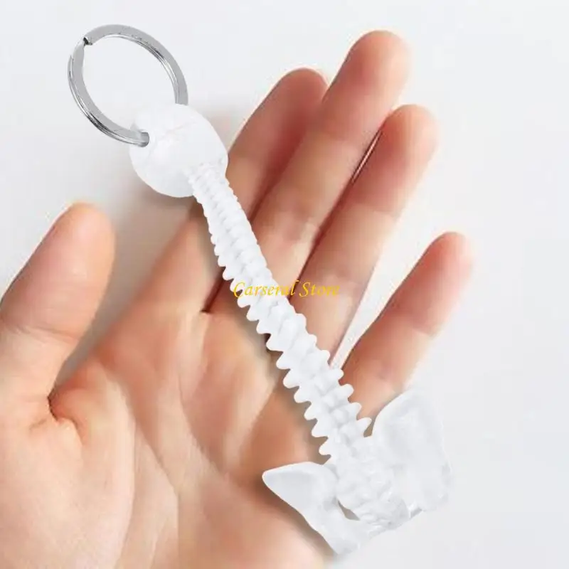 M4YF مصغرة في سلسلة مفاتيح الهيكل العظمي للعمود الفقري البشري لتدريس المساعدات التشريحية الزخرفية النموذج التشريحي مفتاح السيارة