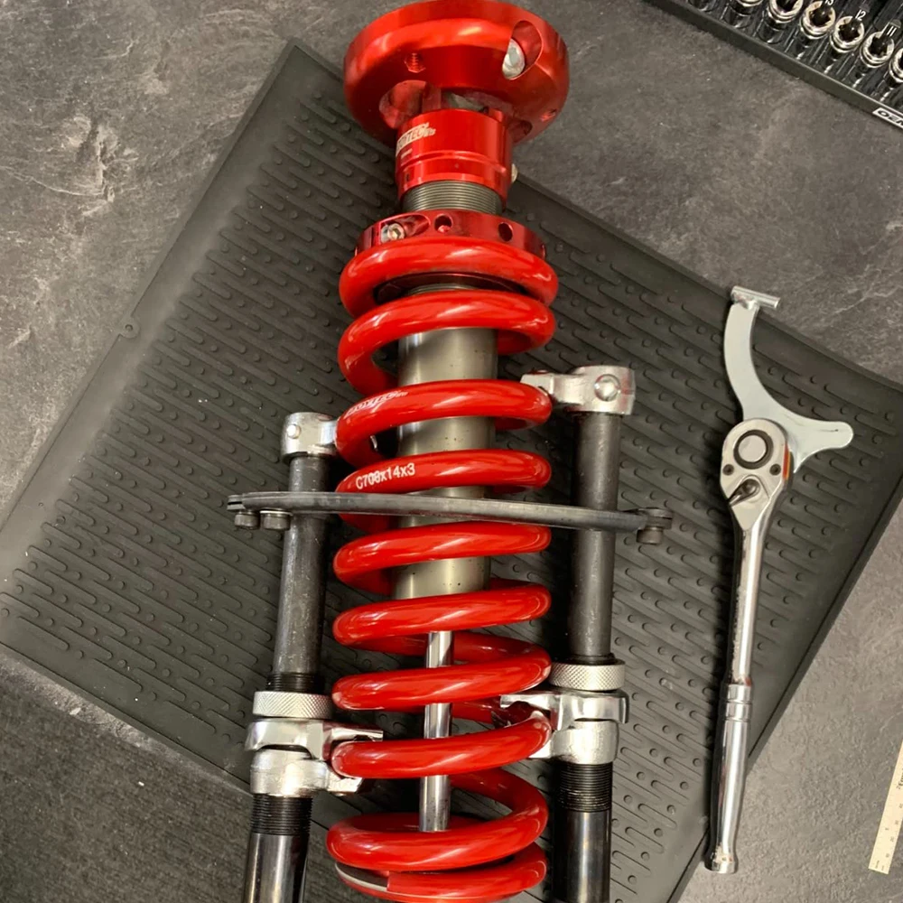 أداة ضاغط زنبركي ممتص الصدمات العالمي للسيارات من Podofo، مجموعة أدوات ضاغط زنبركي ملفوف مع حقيبة حمل #3