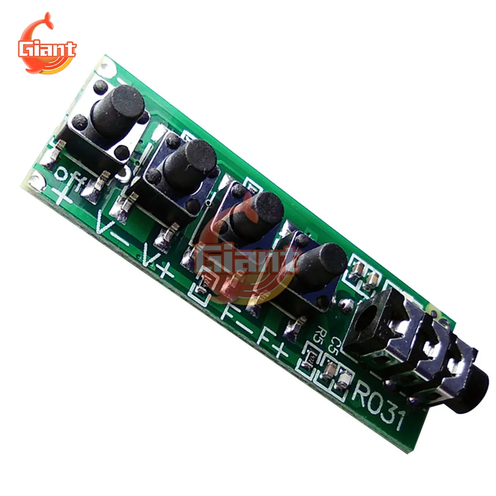 RDA5807 Two-channel Stereo FM Radio Module FM Receiver Board 76.0MHz-108.0MHz